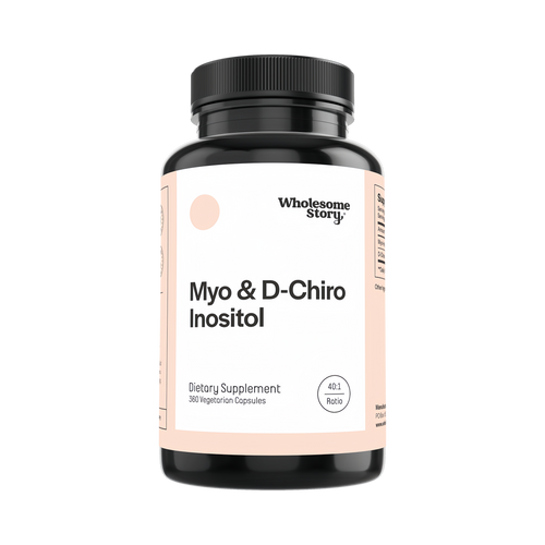 Wholesome Story Myo-Inositol & D-Chiro Inositol Supplement for Women | Fertility Supplements for Hormonal Balance & Ovarian Health Support | Myoinositol | Ideal 40:1 Ratio | 90 Servings